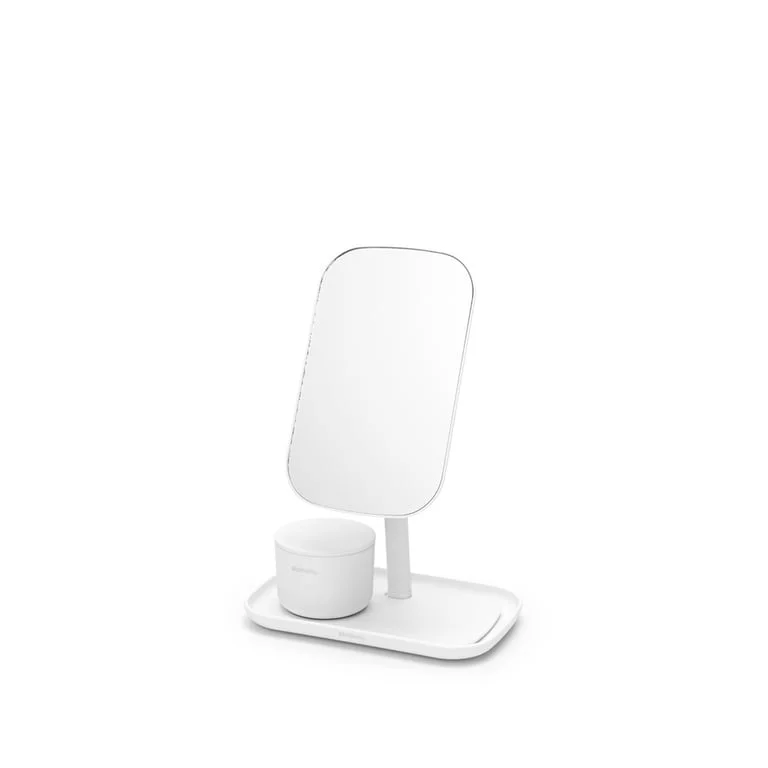 Mirror with Storage Tray Brabantia, White