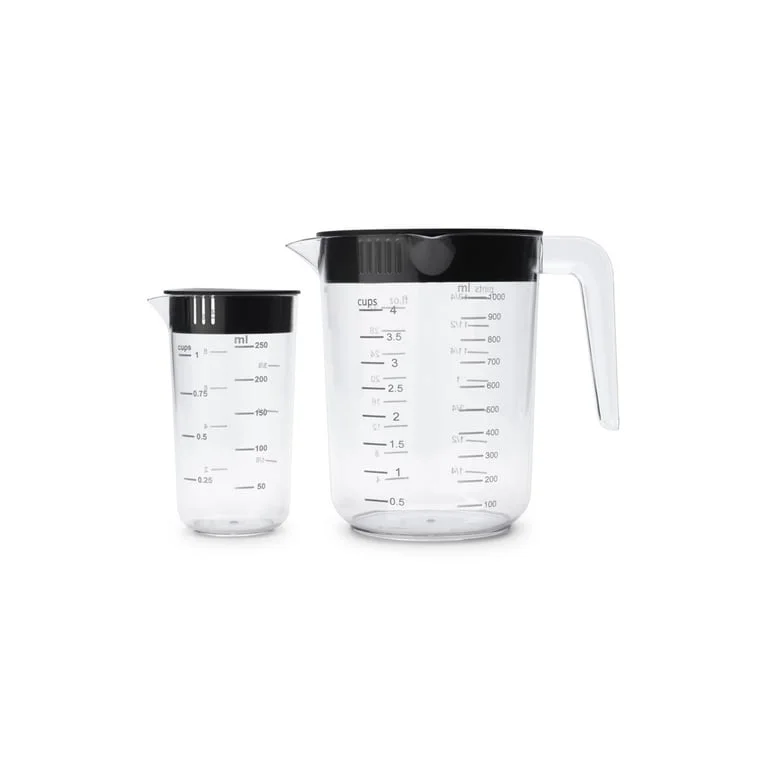 Measuring Jug Set Brabantia Tasty+ Dark Grey, 2 pcs