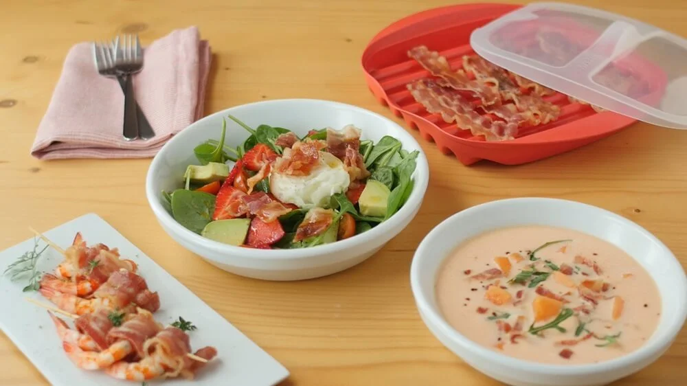 Bacon microwave cooker Lekue