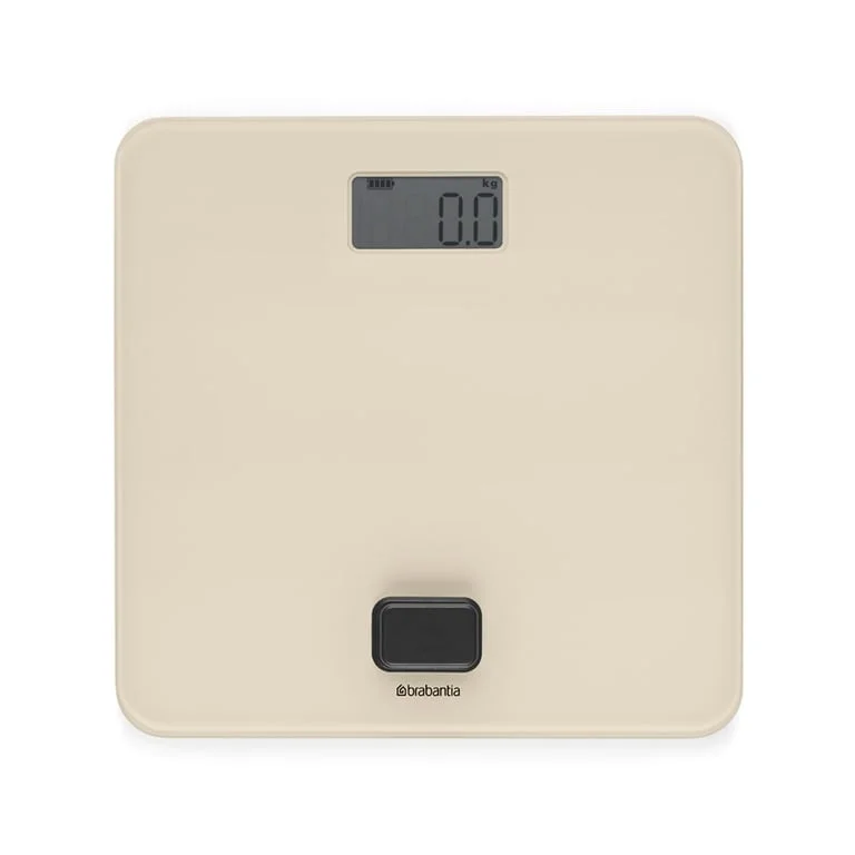 Bathroom Scale Brabantia, Battery Free, Soft Beige