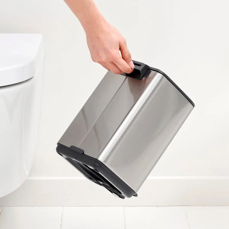 Кош за смет Brabantia Bo Pedal 4L, Matt Steel Fingerprint Proof
