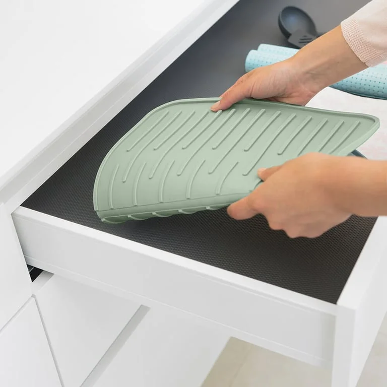 Silicone Dish Drying Mat Brabantia 33x44cm, Jade Green