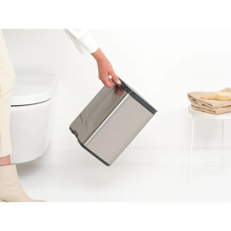 Waste Bin Brabantia Bo Small 7L, Matt Steel Fingerprint Proof