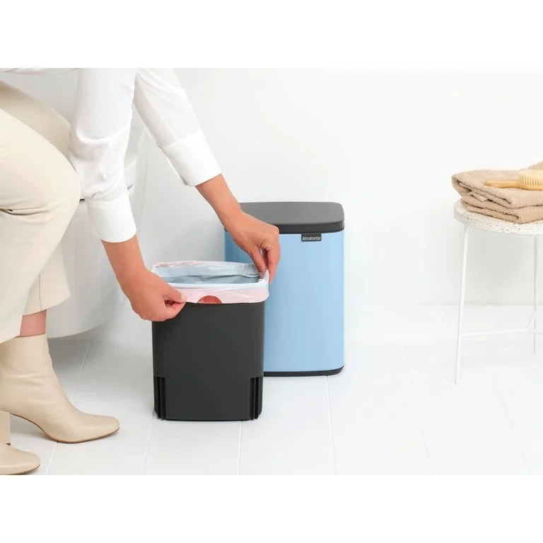 Waste Bin Brabantia Bo Small 7L, Dreamy Blue