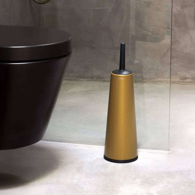 Toilet Brush & Holder Brabantia ReNew Warm Gold