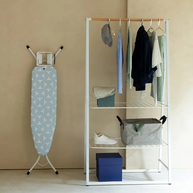 Маса за гладене Brabantia A 110x30cm с поставка за ютия, Fresh Breeze