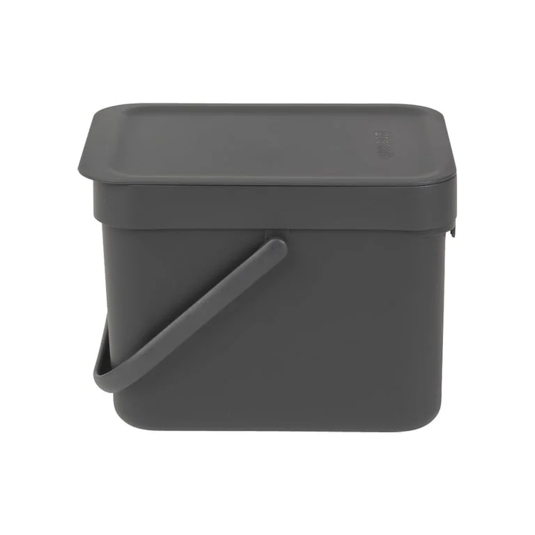 Кош за смет за разделно събиране Brabantia Sort&Go 6L, Dark Grey