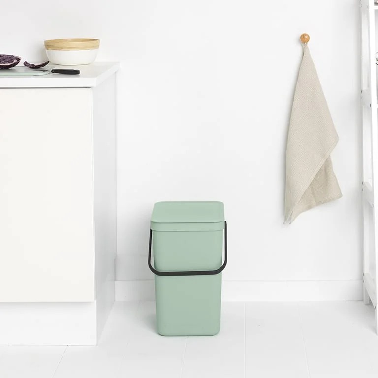Waste Bin Brabantia Sort&Go 25L, Jade Green