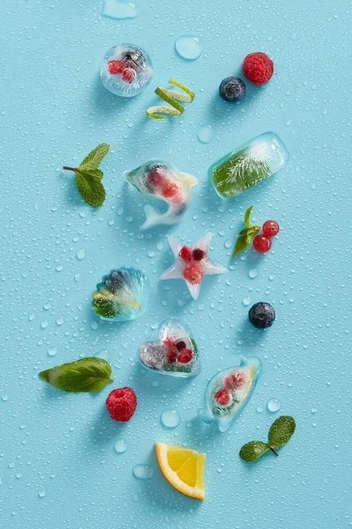 Ice cube tray with lid Lekue, shell