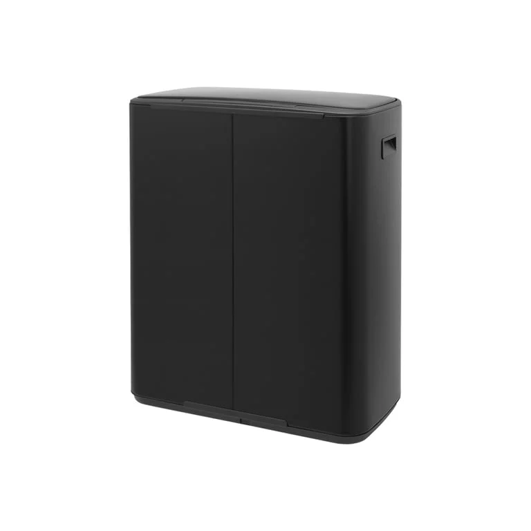 Waste Bin Brabantia Bo Pedal 2x30L, Matt Black