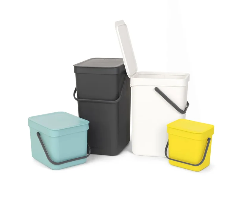 Кош за смет за разделно събиране Brabantia Sort&Go 6L, Dark Grey