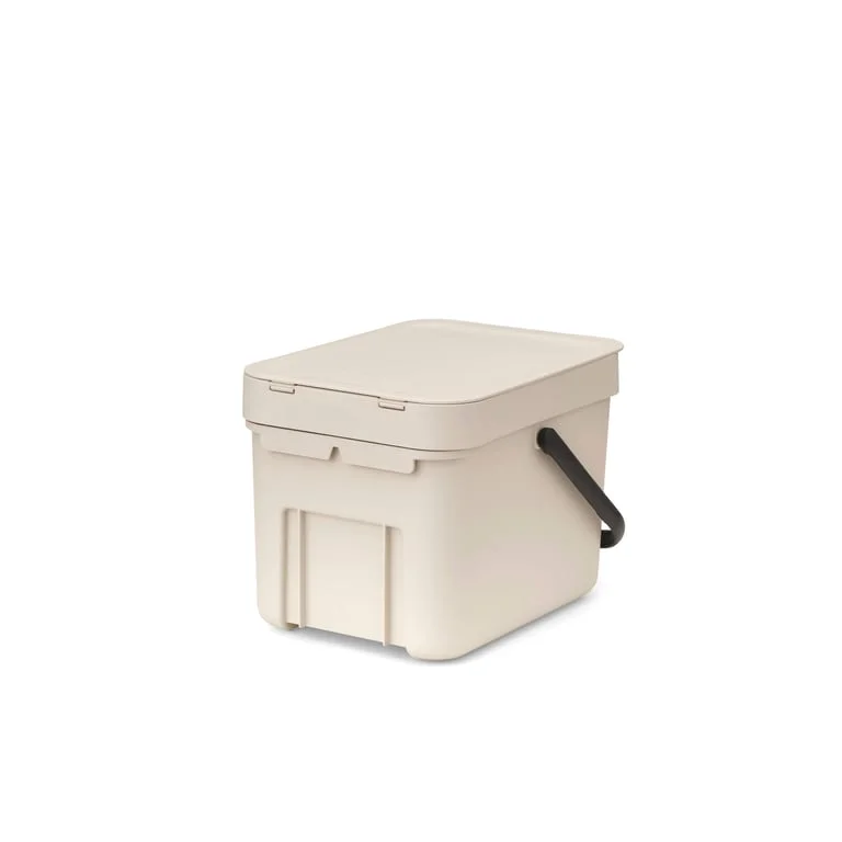 Кош за смет за разделно събиране Brabantia Sort&Go 6L, Soft Beige