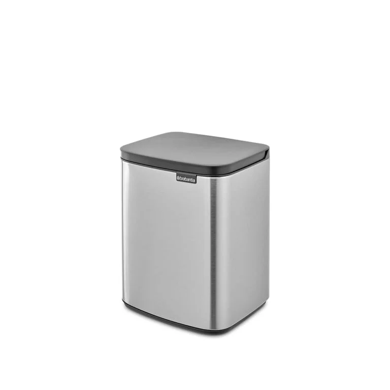 Waste Bin Brabantia Bo Small 7L, Matt Steel Fingerprint Proof