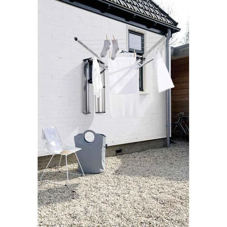 Dryer Brabantia, WallFix in cover, Metallic Grey
