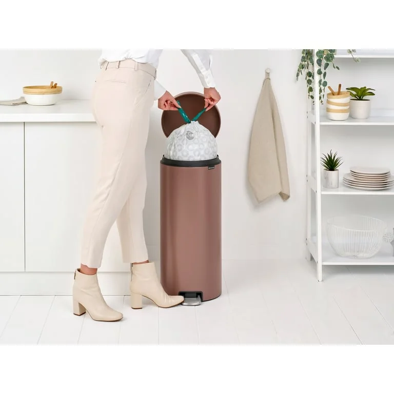 Кош за смет с педал Brabantia NewIcon 30L, Satin Taupe