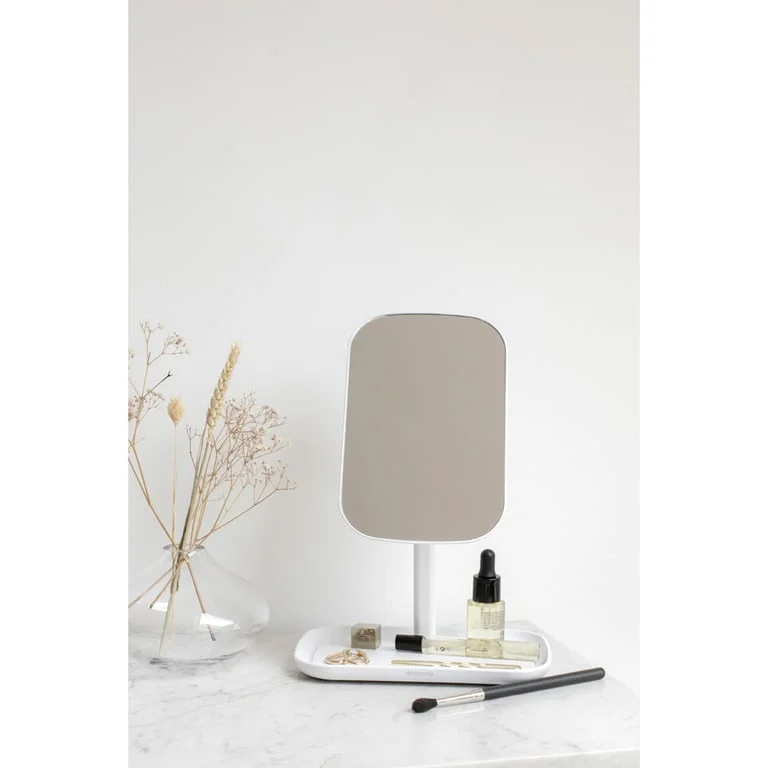 Mirror with Storage Tray Brabantia, White