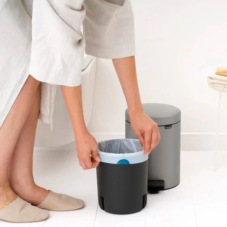 Кош за смет с педал Brabantia NewIcon 5L, Soft Grey