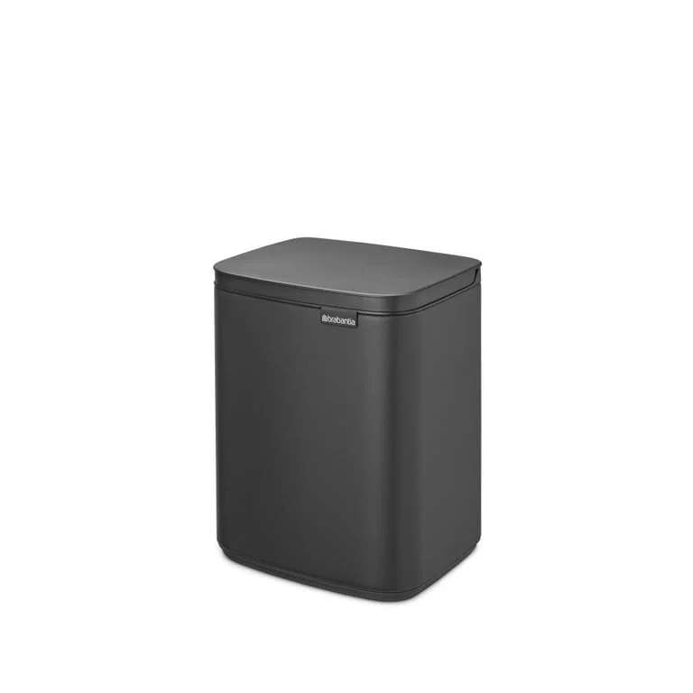 Waste Bin Brabantia Bo Small 7L, Mineral Infinite Grey