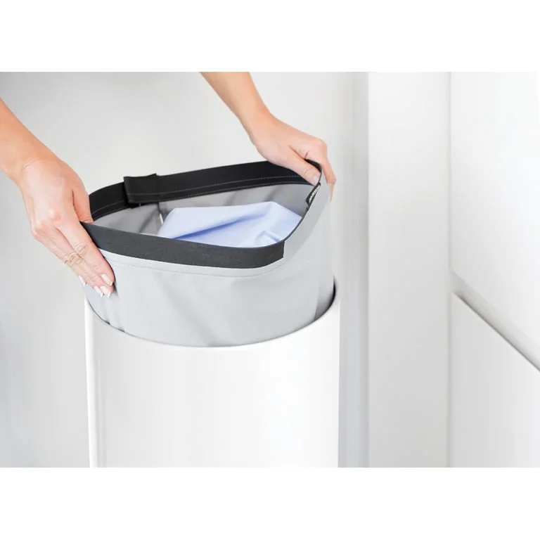 Кош за пране Brabantia 35L, White, корков капак