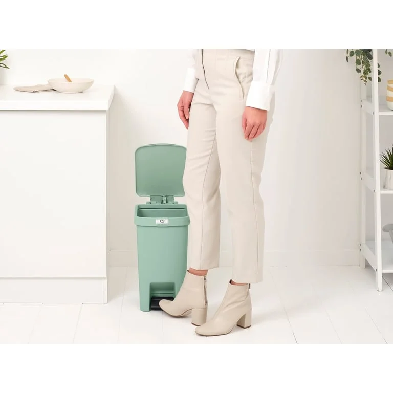 Кош за смет с педал Brabantia StepUp 16L, Jade Green