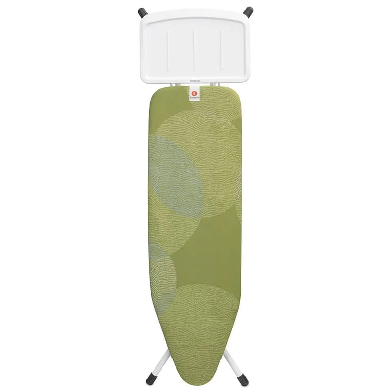 Ironing Board Brabantia B 124x38cm, Solid Steam Unit Holder, Calm Rustle