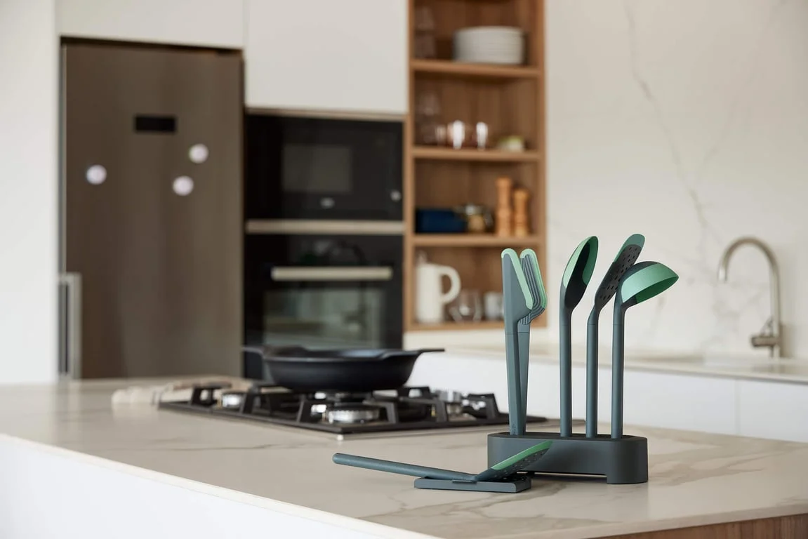 Cooking Utensils with Stand Lekue 6 pcs, Non-Scratch