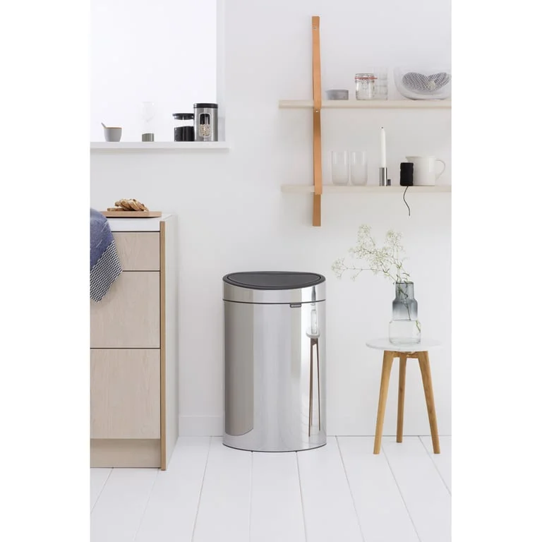 Touch Bin NewIcon Brabantia 40L Brilliant Steel