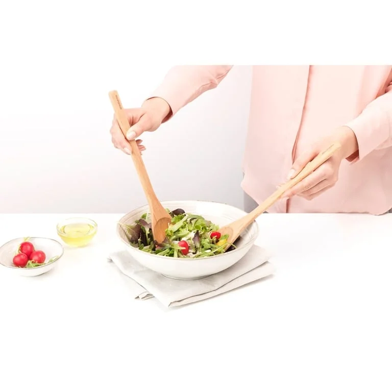 Salad Servers Brabantia Profile Wooden, 2pcs