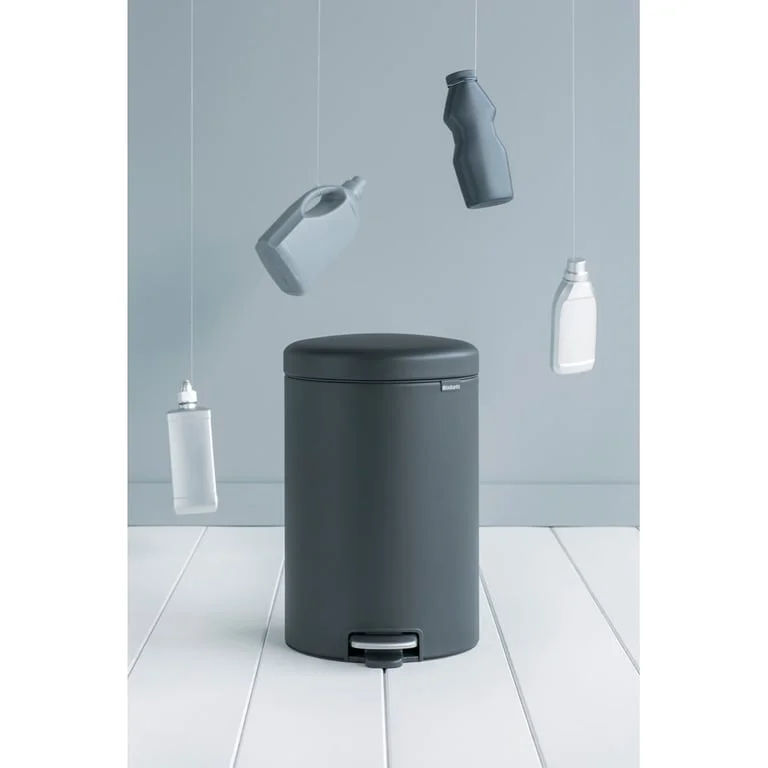 Pedal Waste Bin Brabantia NewIcon 20L, Mineral Infinite Grey