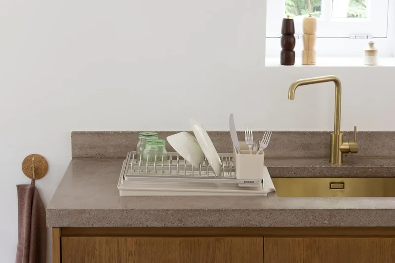 Dish Drying Rack Brabantia Soft Beige