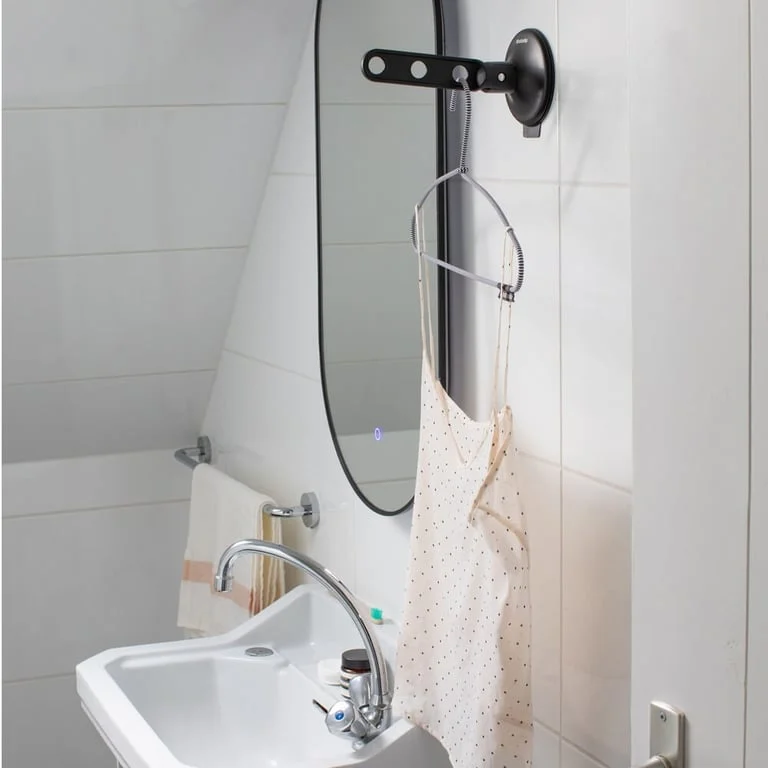 Clothes Hook with Suction Cup Brabantia Black