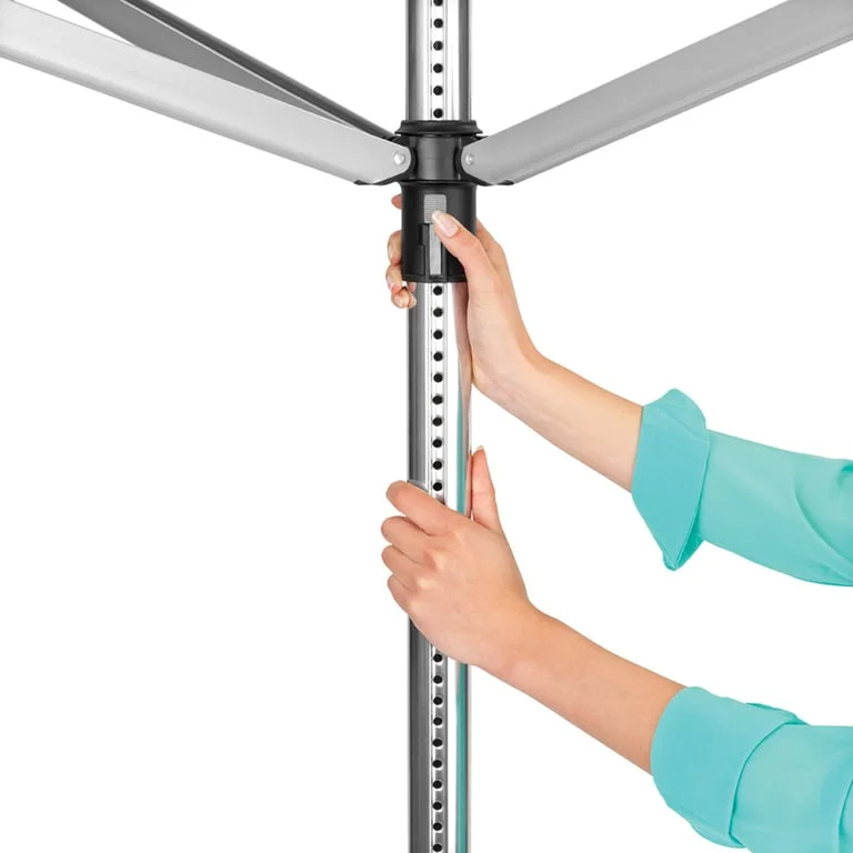 Външен простор Brabantia Lift-O-Matic 60m, метален шиш за вкопаване, калъф