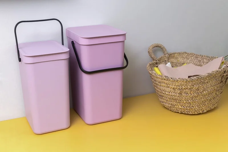 Waste Bin Separation Basket Brabantia Sort&Go 16L, Lilac Pink