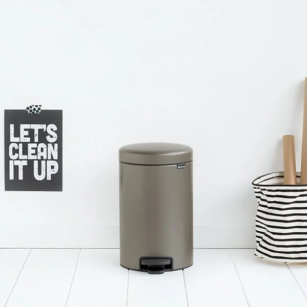 Waste Bin NewIcon Brabantia 12L Platinum