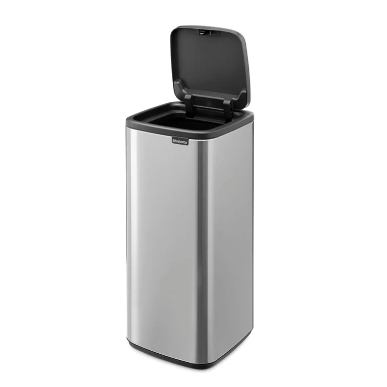 Waste Bin Brabantia Bo Touch 30L, Matt Steel Fingerprint Proof