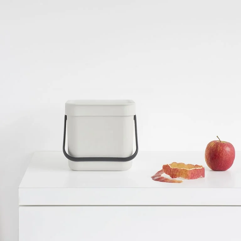 Waste Bin Brabantia Sort&Go 3L, Light Grey