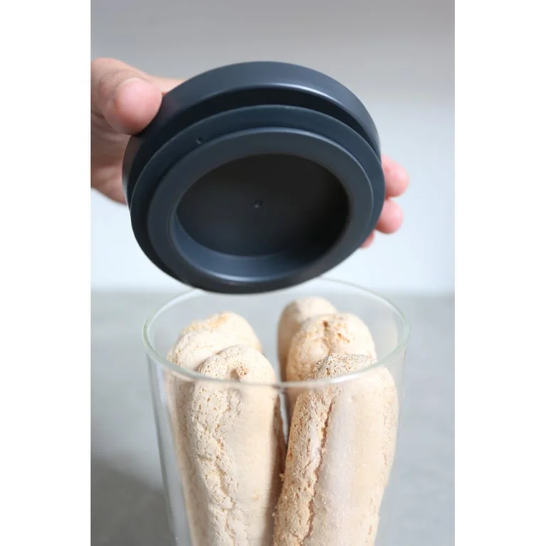Glass Jar Brabantia, 0.6 L Dark Grey