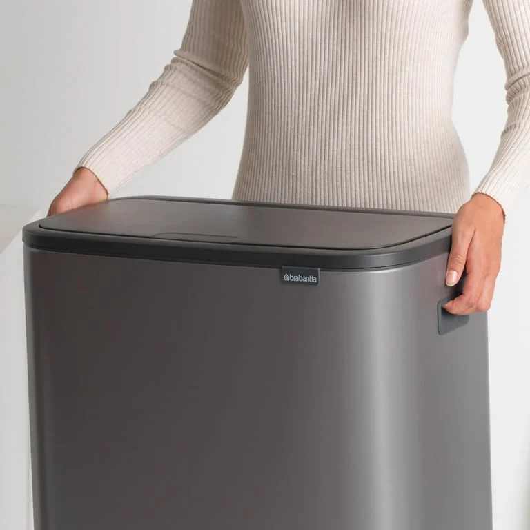 Кош за смет Brabantia Bo Touch 2x30L, Platinum