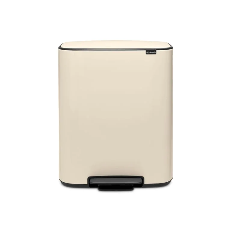Waste Bin Brabantia Bo Pedal 2x30L, Soft Beige