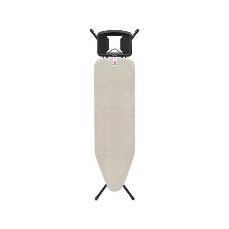 Ironing Board Brabantia B 124x38cm, Solid Steam Iron Rest, Denim Grey