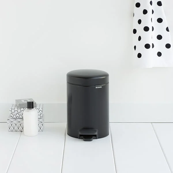 Waste Bin NewIcon Brabantia 3L, Black