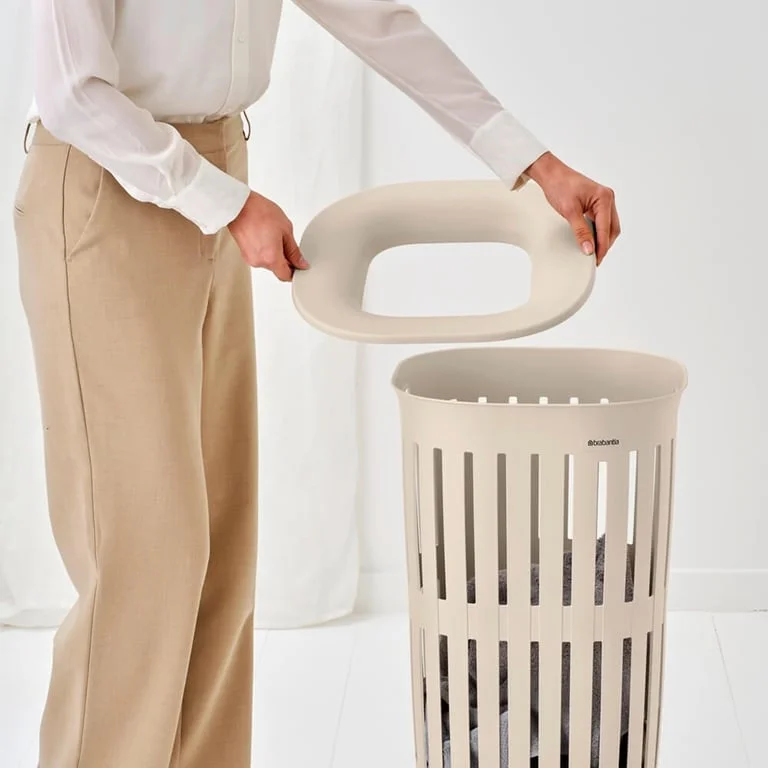 Laundry Basket Brabantia Collect-It Hi 55L, Soft Beige
