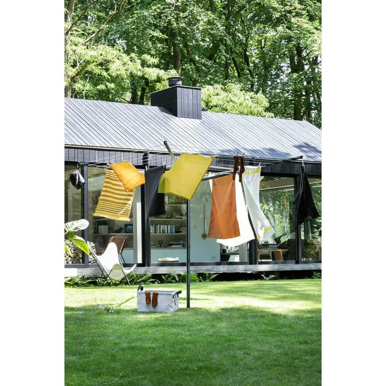 Outdoor Dryer Brabantia Lift-O-Matic 50m, Metal Soil Spear, Anthracite
