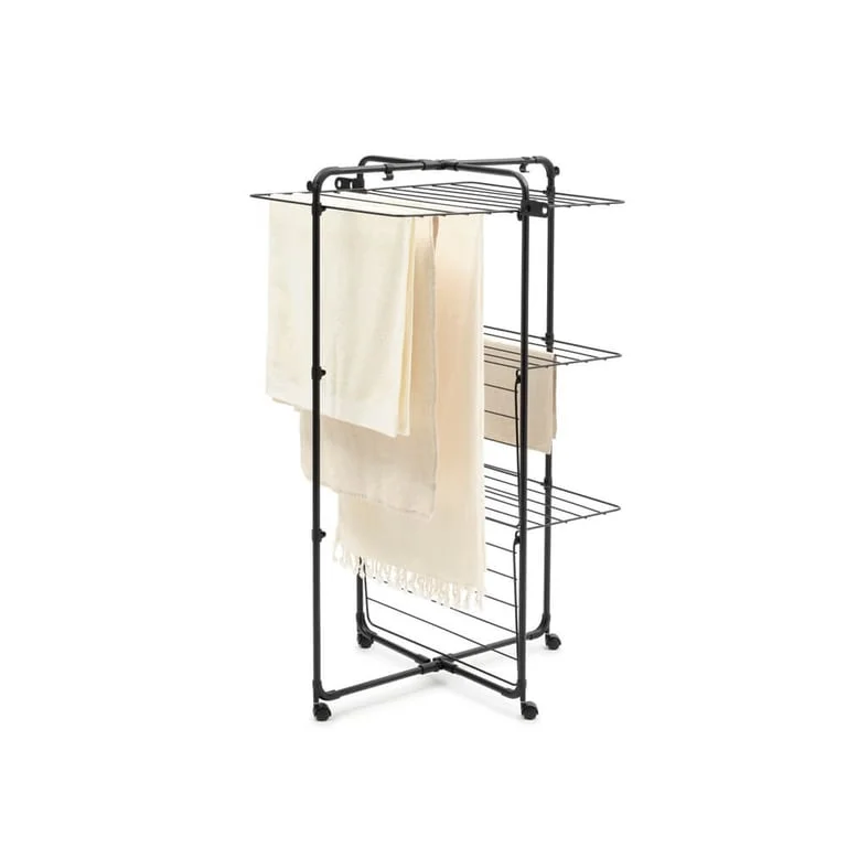 Сушилник за дрехи Brabantia Hangon Tower 23m, Matt Black