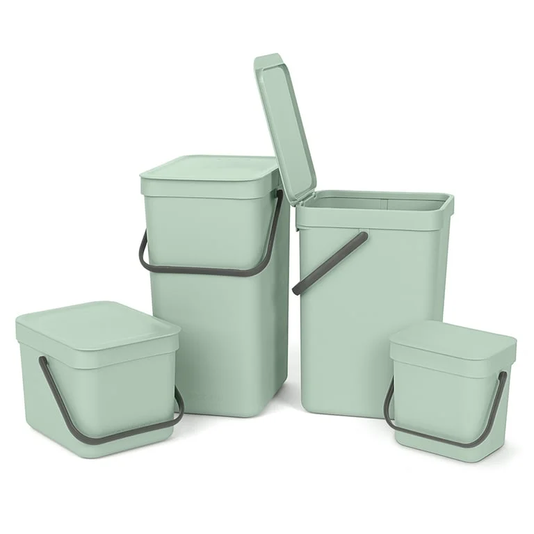 Waste Bin Brabantia Sort&Go 3L, Jade Green