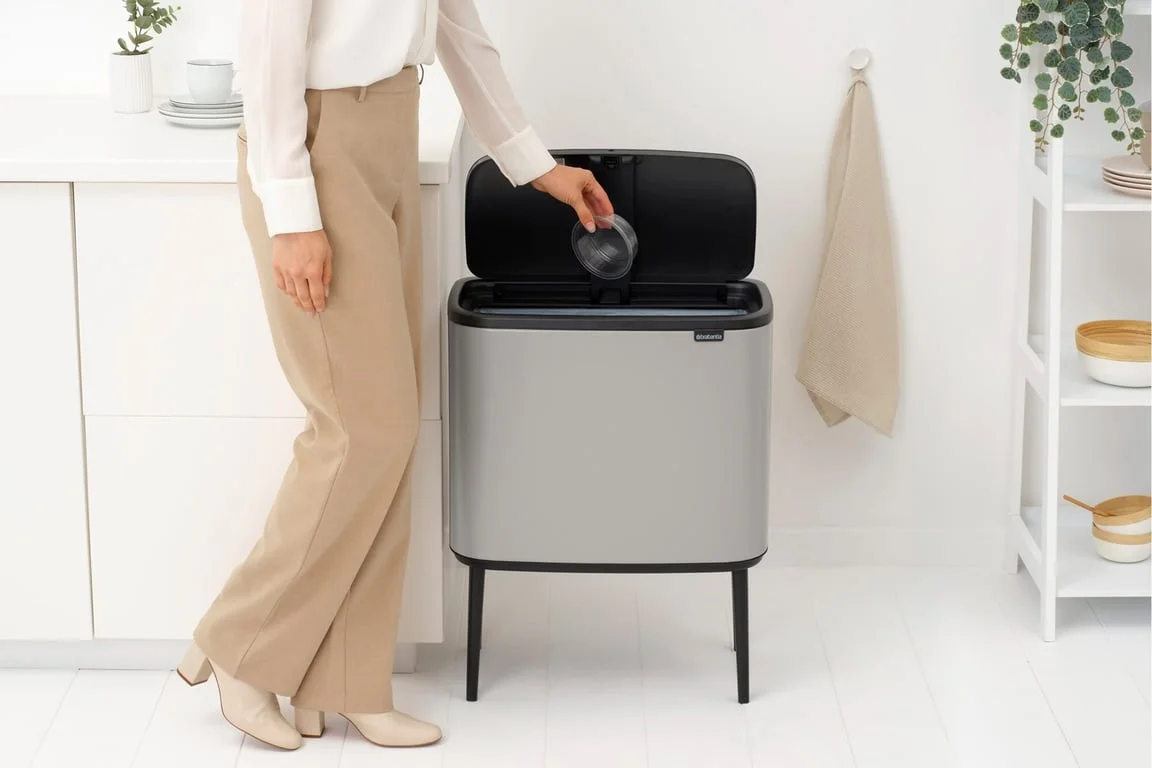 Waste Bin Brabantia Bo Touch 36L, Soft Grey