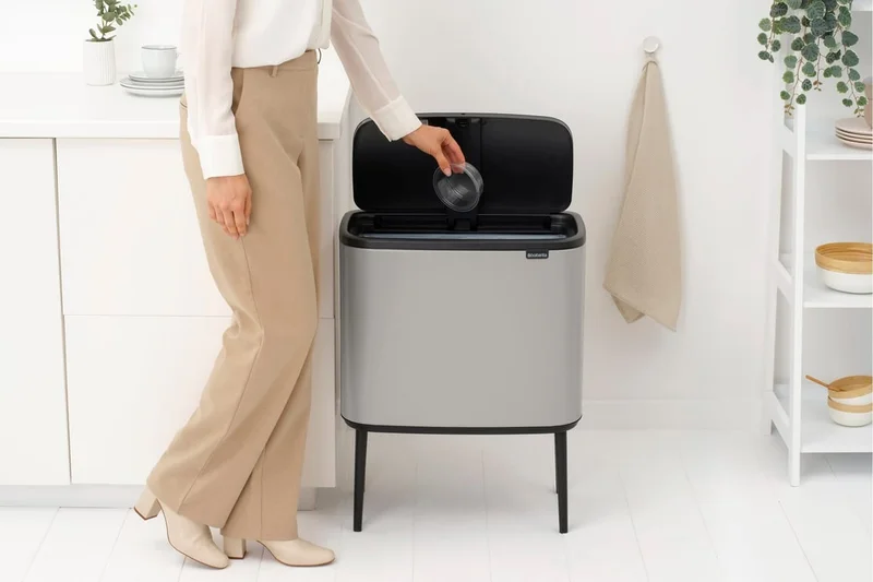 Waste Bin Brabantia Bo Touch 36L, Soft Grey