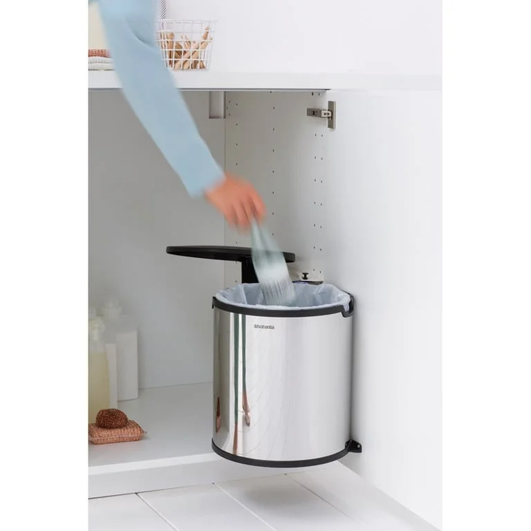 Build-In Bin Brabantia, 15 L Brilliant Steel