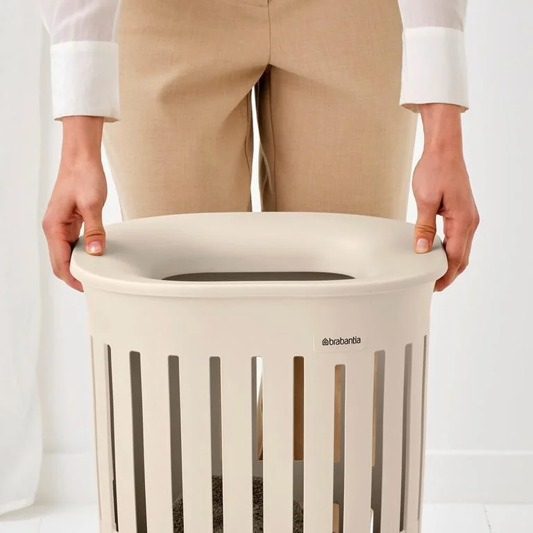 Laundry Basket Brabantia Collect-It Hi 55L, Soft Beige