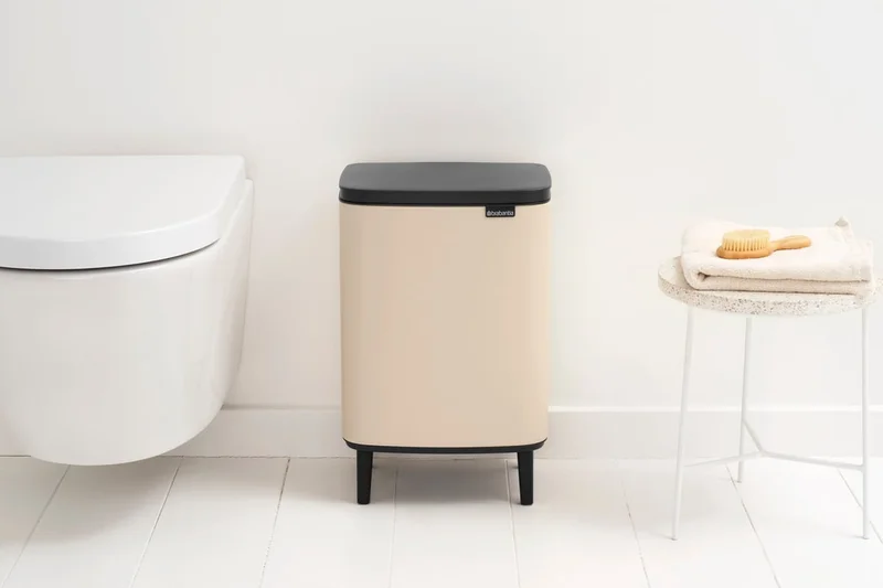 Waste Bin Brabantia Bo Small Hi 12L, Soft Beige